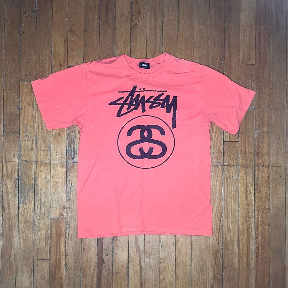 Classic Stussy Coral T-Shirt (Size M)